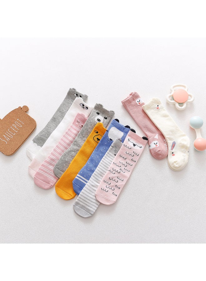 Of Cartoon Polyester Cotton Children's Socks Three-dimensional Ears In The Tube Baby Socks Non-slip Floor Socks Manufacturers - Image 2