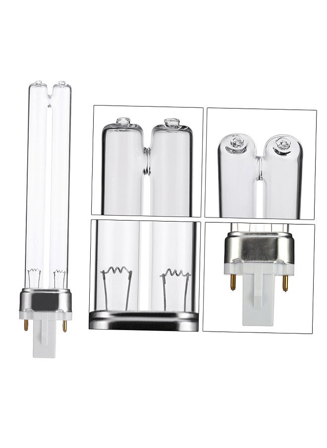 Generic - 2PCS 9W G23 Base Aquarium Fish Tank UV Sterilizer Purifier Bulbs Germicidal Ultraviolet Replacement Light Bulbs - Image 1