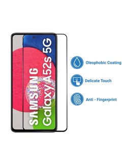 2 Pieces Samsung Galaxy A52S 5G Screen Protector - Edge to Edge Tempered Glass Screen Protector - Black, High Transparency, Delicate Touch, Anti-Explosion, Smooth Arc Edges, Easy Installation. - pzsku/ZC78DEF2377F967C82CE1Z/45/_/1700727385/808b6333-4d6a-4c0f-b015-05fba641c95a