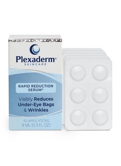 Plexaderm Plexaderm Rapid Reduction Eye Serum Pods - Advanced Formula - Anti Aging Serum Visibly Reduces Under Eye Bags, Wrinkles, Dark Circles, Fine Lines & Crow's Feet Instantly  - Image 1