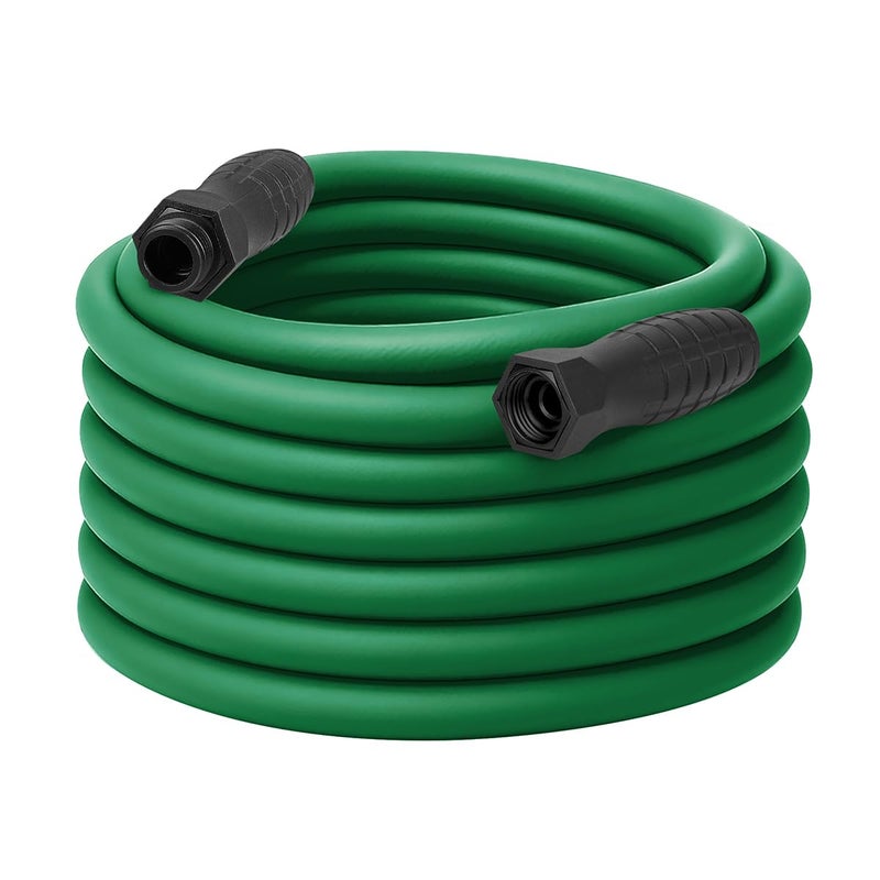 Flexzilla Colors SwivelGrip Garden Hose 5/8 in. x 75 ft., Lightweight All-Weather Water Hose, Durable and Flexible, Leak-Free Connections, Forest Green - Image 1