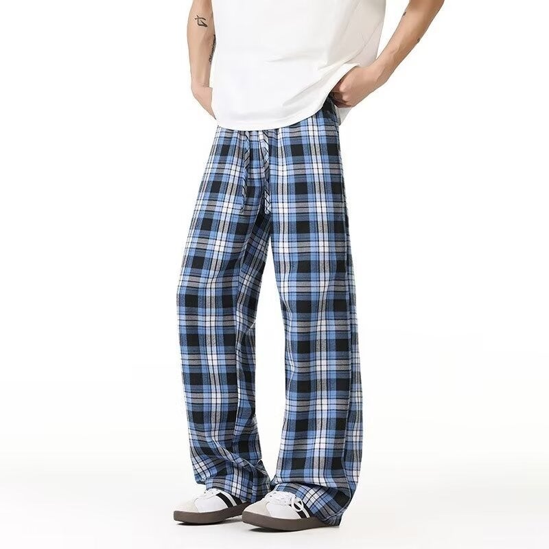 Plus Size Cotton Short Pyjama Bottoms - Blue - Image 1