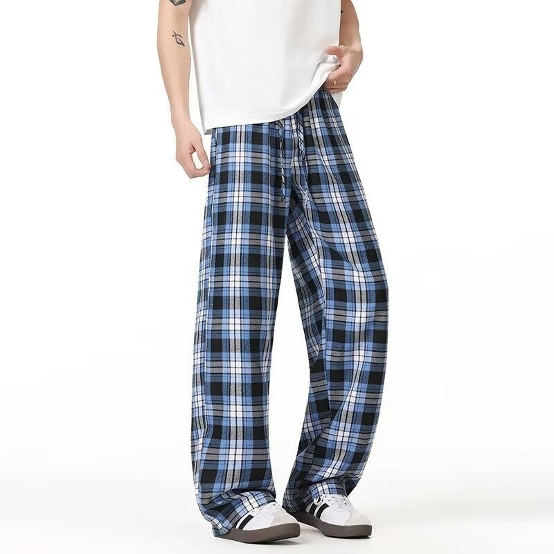 Plus Size Cotton Short Pyjama Bottoms - Blue - Image 3