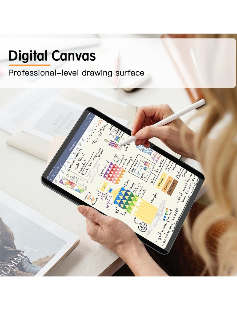 MIGOFAST iPad Pro 13 Inch M4 Paper Feel Magnetic Screen Protector 2024 7th Gen M4 Write and Draw Like on Paper Detachable and Reusable Compatible with Tempered Film Matte Finish - Image 4