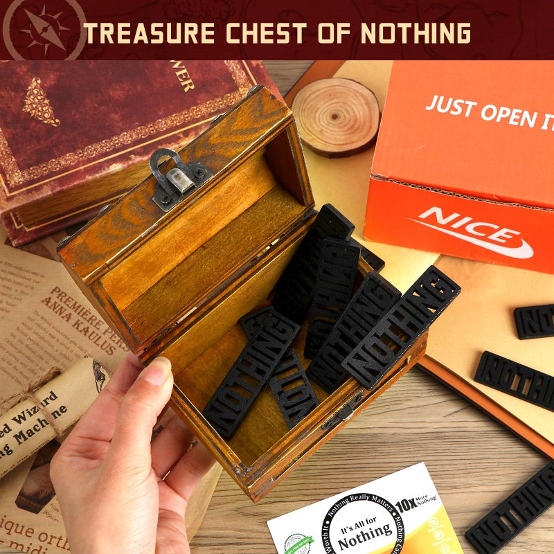 JULEASEL The Gift of Nothing - Funniest Gag Gifts for Men Who Want Nothing - White Elephant Gifts for Men Who Has Everything, Funny Holiday Christmas Gag Gift Idea for Women Men - Image 2