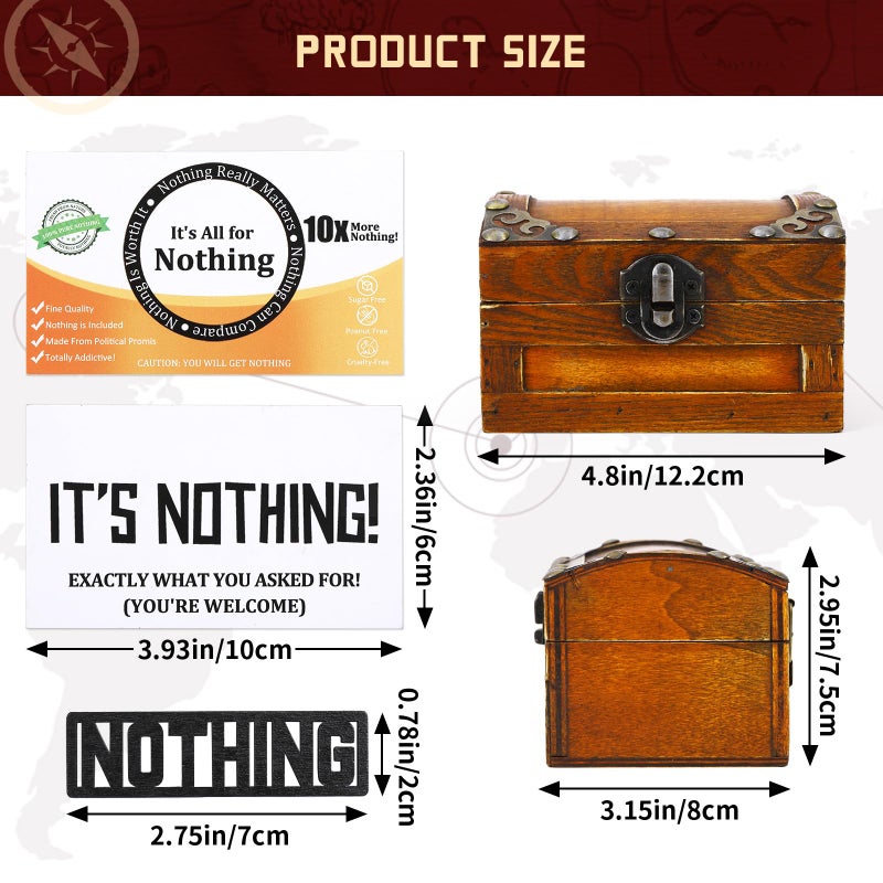 JULEASEL The Gift of Nothing - Funniest Gag Gifts for Men Who Want Nothing - White Elephant Gifts for Men Who Has Everything, Funny Holiday Christmas Gag Gift Idea for Women Men - Image 4