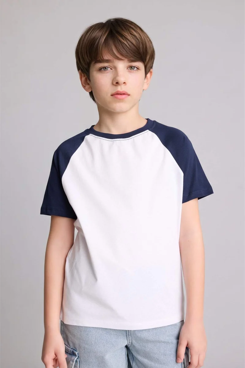 Defacto Boy Regular Fit Crew Neck Short Sleeve T-Shirt