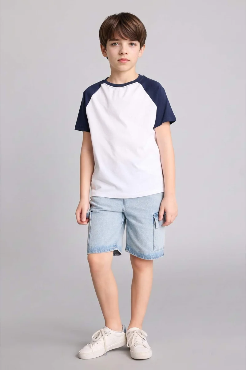 Defacto Boy Regular Fit Crew Neck Short Sleeve T-Shirt