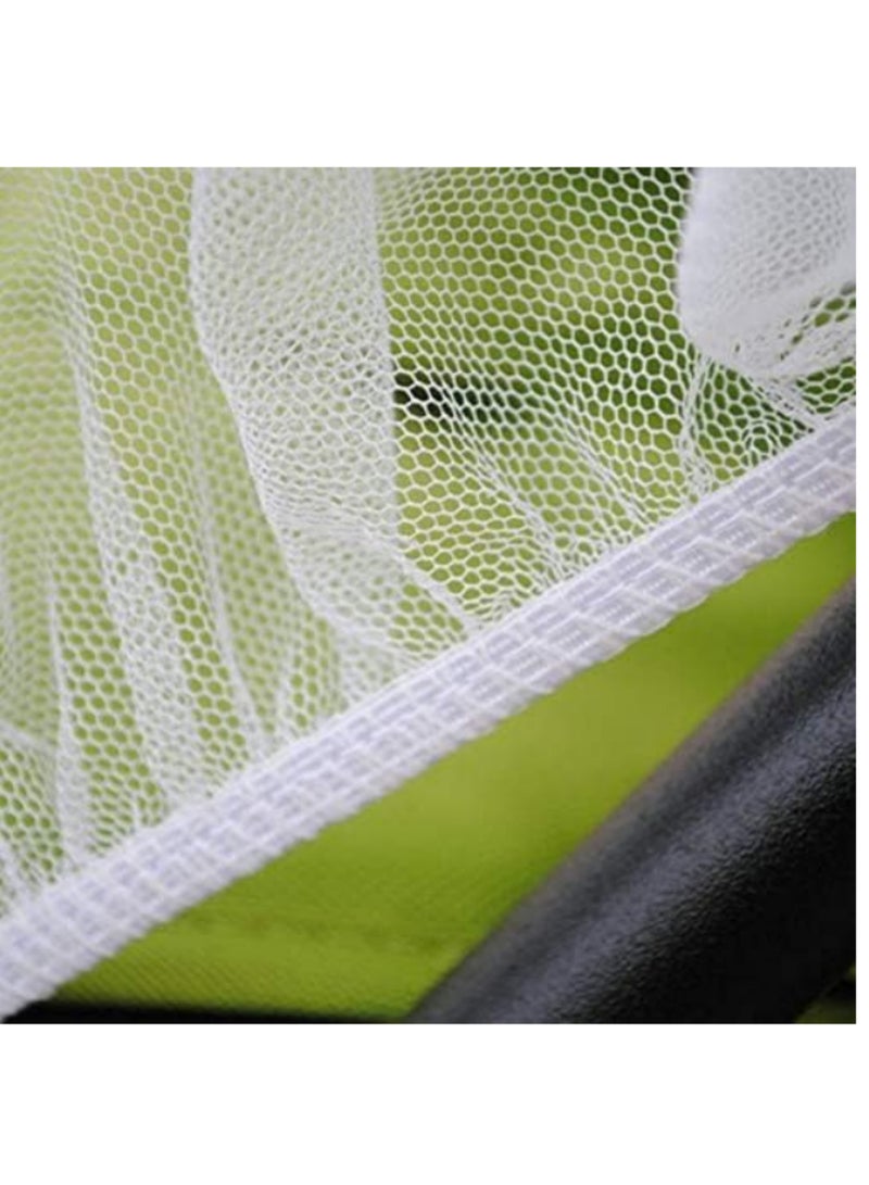 Infants Baby Stroller Pushchair Mosquito Insect Net Safe Mesh Buggy Crib Netting Cart Cover Full Protection Soft Breathable Lightweight Travel Friendly White - Image 2