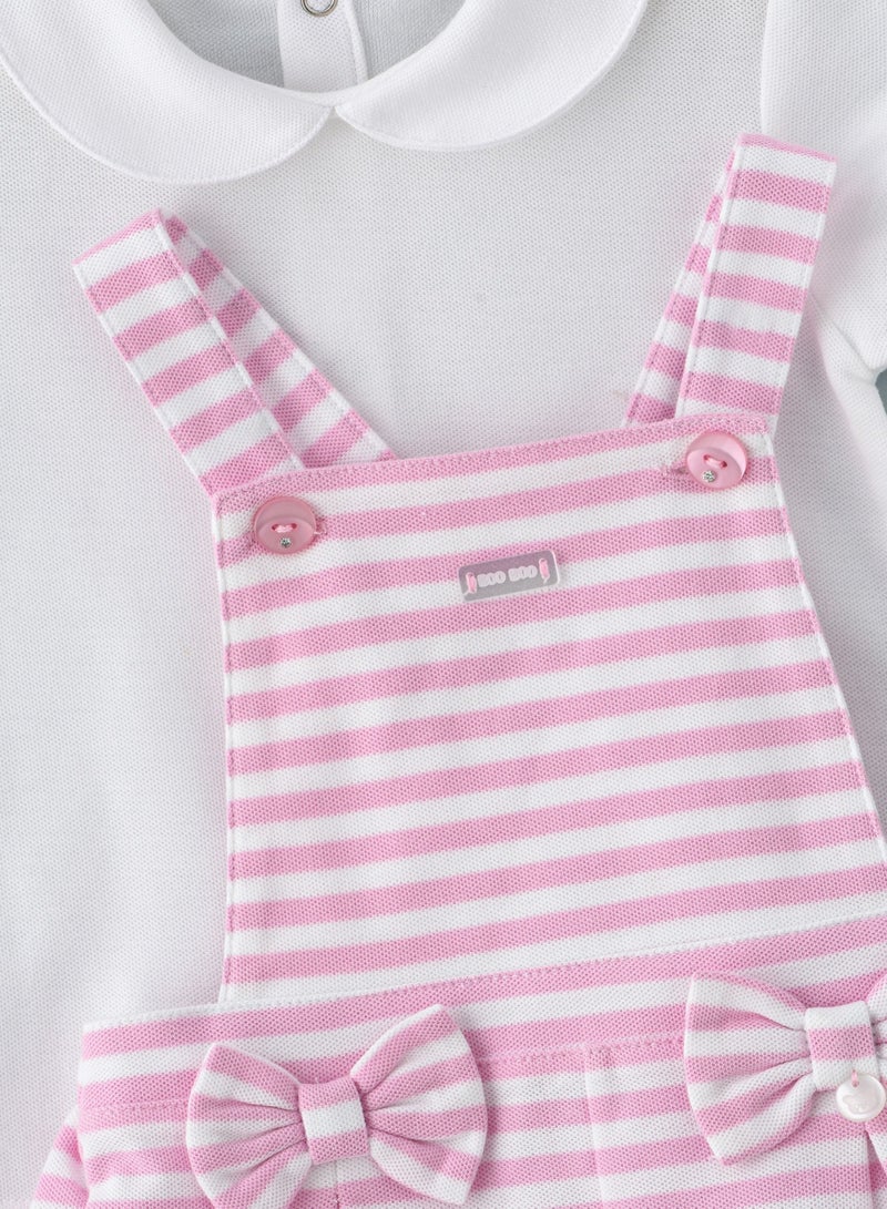 Boo Boo BooBoo Kids   2 Pcs Set - Dungaree & Top     100% Cotton - Image 3