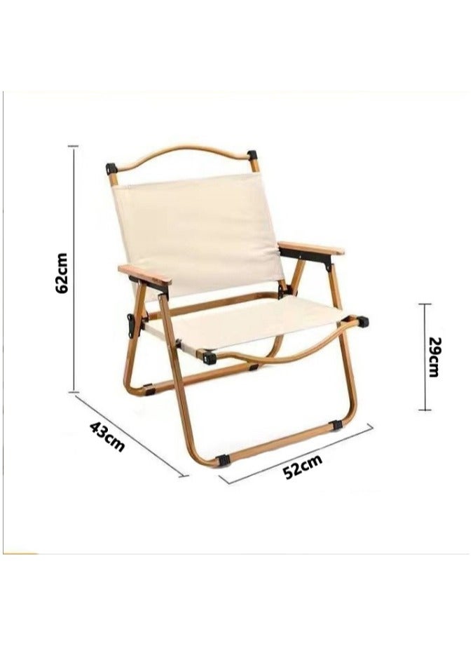 Beautifully crafted foldable chair, excellent quality, durable, outdoor chair, camping chair, leisure chair, garden chair, 62cmX43cmX52cm - Image 2