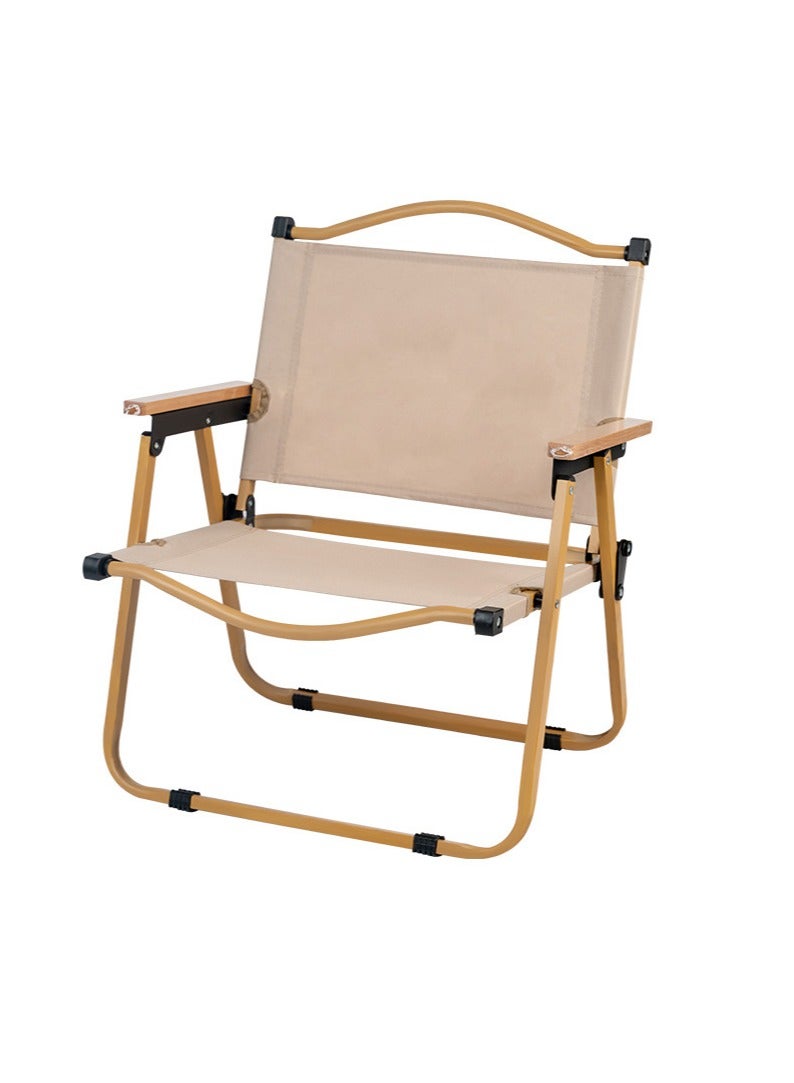 Beautifully crafted foldable chair, excellent quality, durable, outdoor chair, camping chair, leisure chair, garden chair, 62cmX43cmX52cm - Image 1