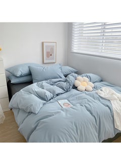 Sharpdo Four-Piece Bedding Set, Microfiber Soft Quilt Set Including 1 Quilt Cover 1 Sheet 2 Pillowcases, Suitable For 1.8m Bed 200*230cm  - Image 3