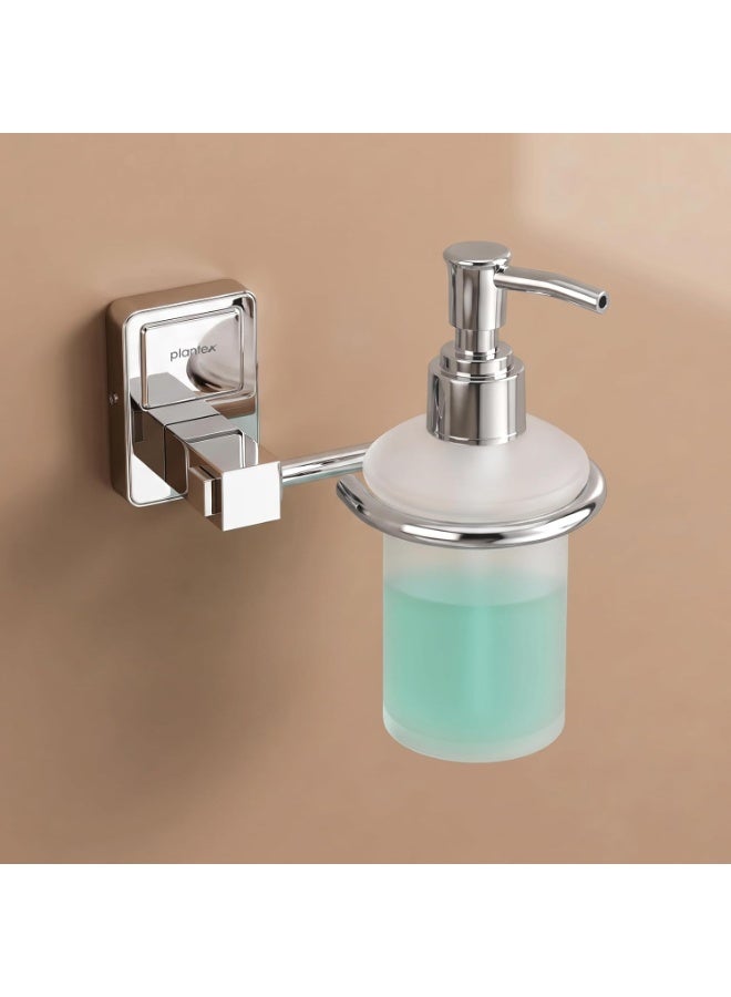 Plantex 304 Grade Stainless Steel Liquid Soap Dispenser/Shampoo Dispenser/Hand Wash Dispenser/Bathroom Accessories Pack of 1, Darcy (Chrome) - Image 1
