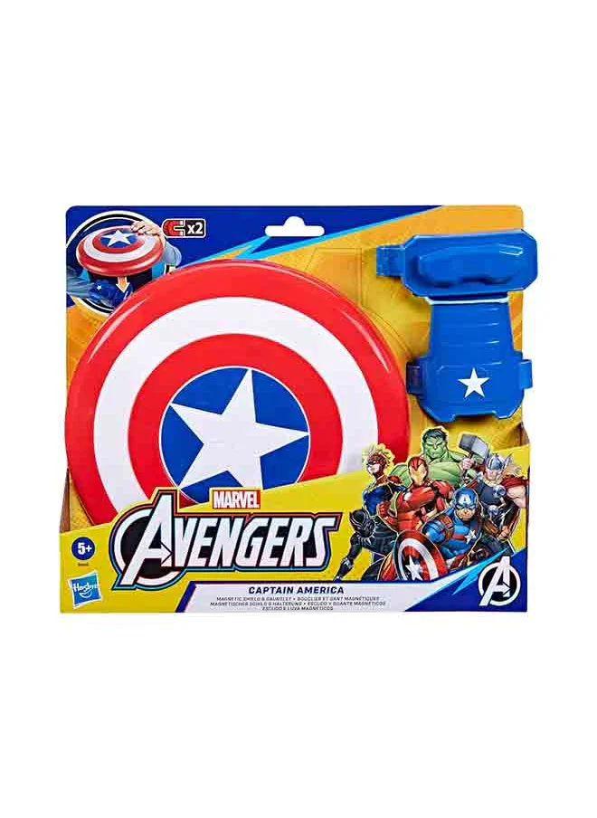 هاسبرو Marvel Avengers Captain America Magnetic Shield and Gauntlet