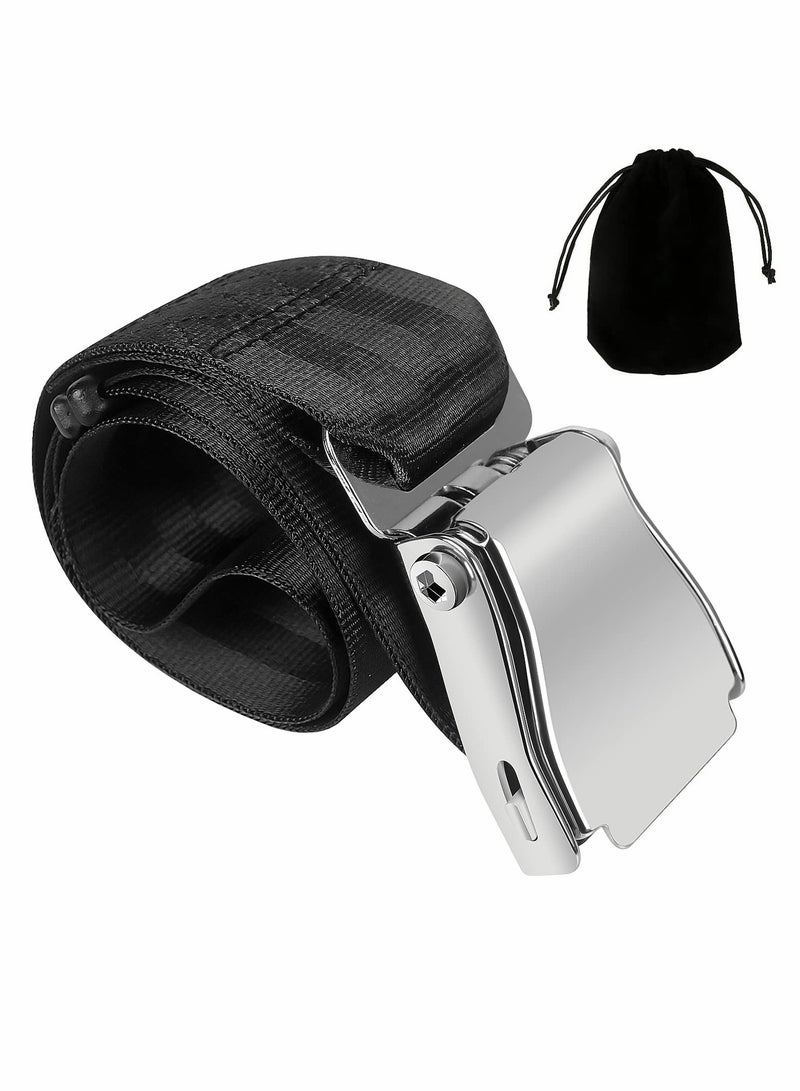 SOLARAE Airplane Seat Belt Extender Adjustable 7-35'' Universal Airline Seatbelt Extenders with Carry Case Compatible with Most Airplane Except Southwest Airlines Alaska Airlines CPC Certificate CPSIA Test - Image 1