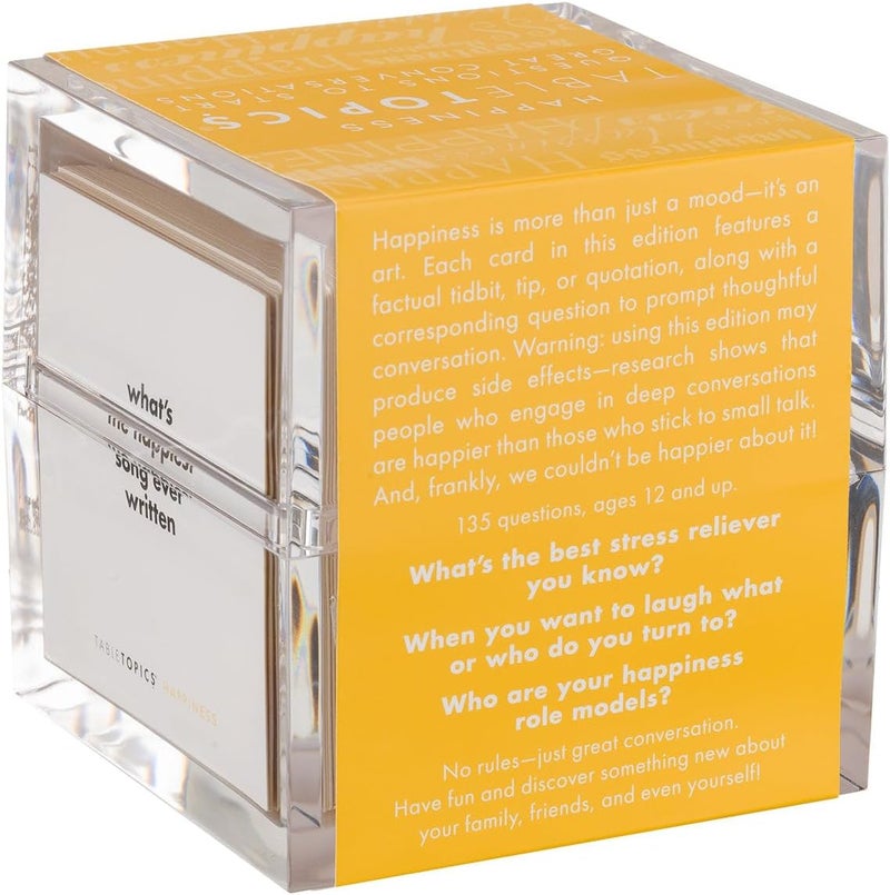 TableTopics Happiness - 135 Engaging Question Cards for Meaningful Conversations - Image 4