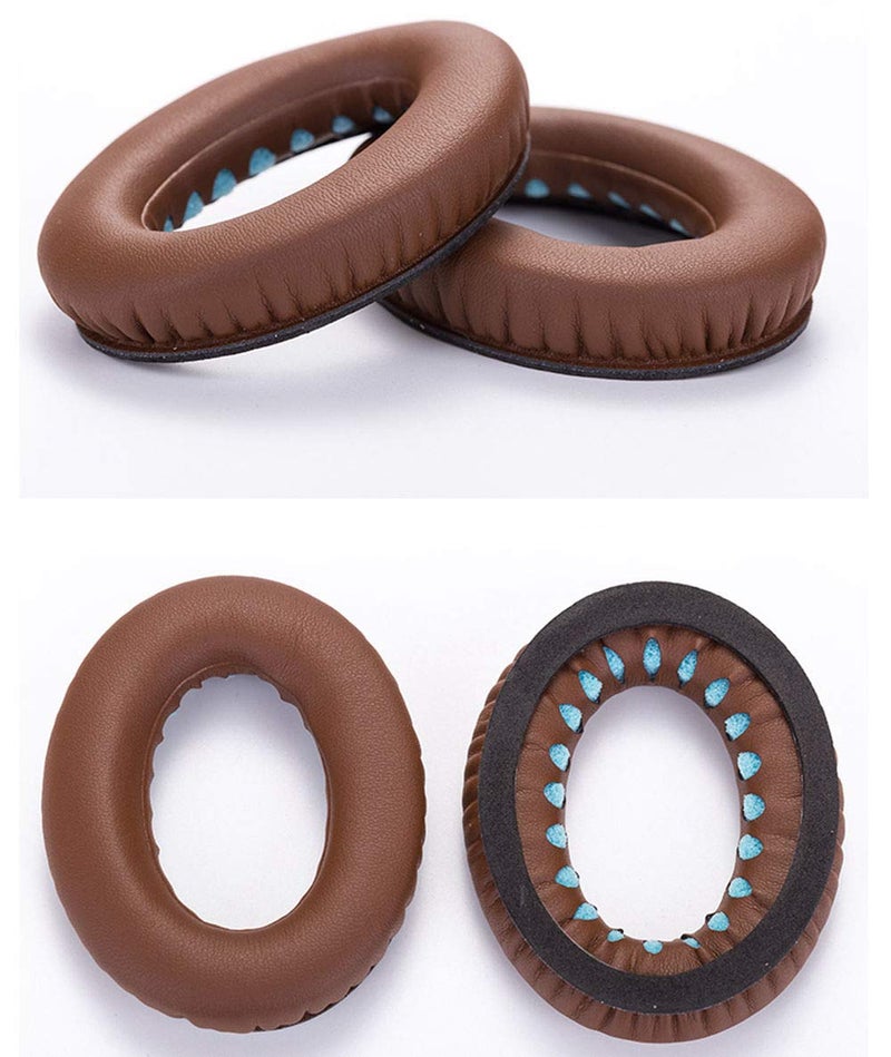 Cypher.V Headphones Replacement Ear Pads,for Bose Quietcomfort QC15 QC25 QC35 35 ii-(Brown) - Image 3