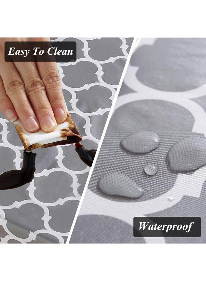 Styleys غطاء كرسي طعام ستايلز مع أغطية طاولات لمطبخ مقاوم للماء (غطاء طاولة 1 + 4 أغطية كراسي، زهرة توليب بيج، CTSD3128) - Image 5