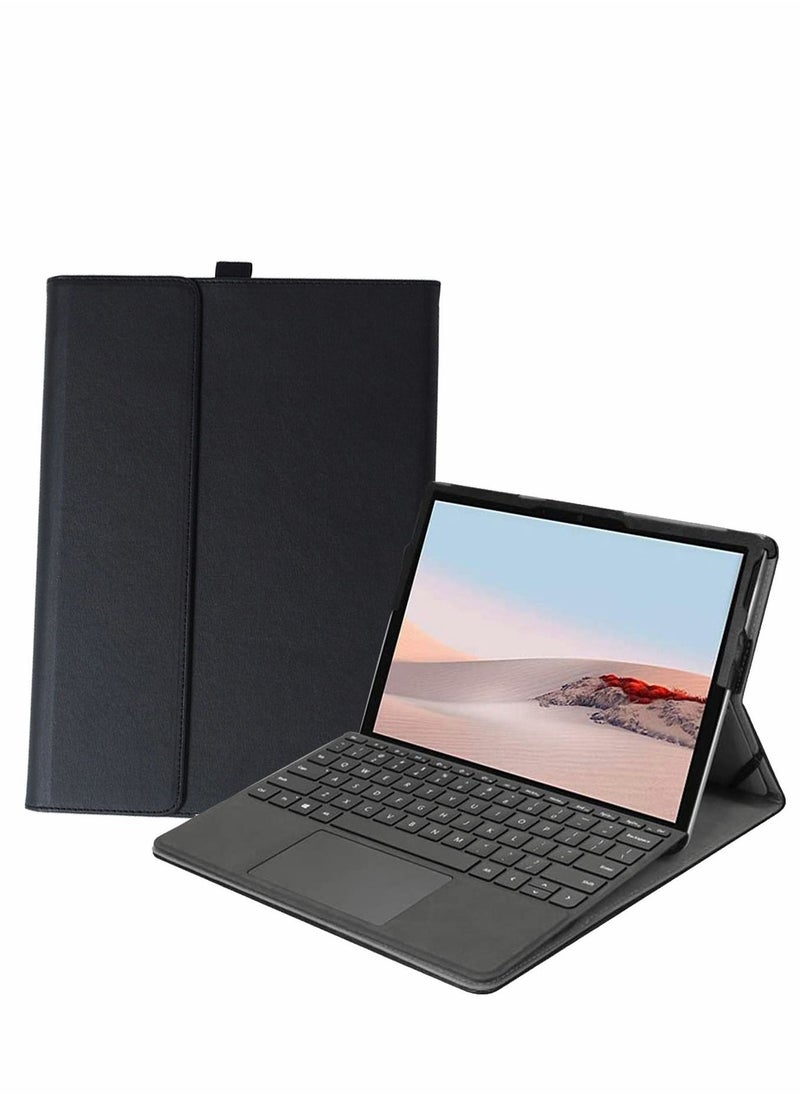 Protective Case for Surface Go 3 2021/Surface 2 2020/Surface 2018 with Stylus Holder Multiple Angle Viewing Portfolio Business Cover Compatible Type Keyboard