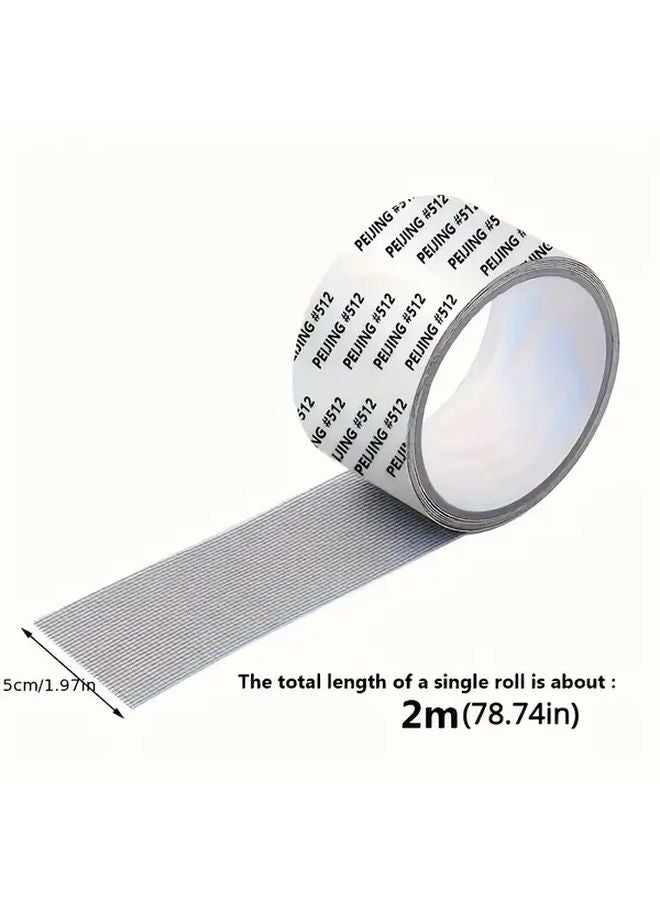 1 لفة شريط لاصق ذاتي لإصلاح شاشات النوافذ المضاد للماء والطارد للحشرات - Image 3