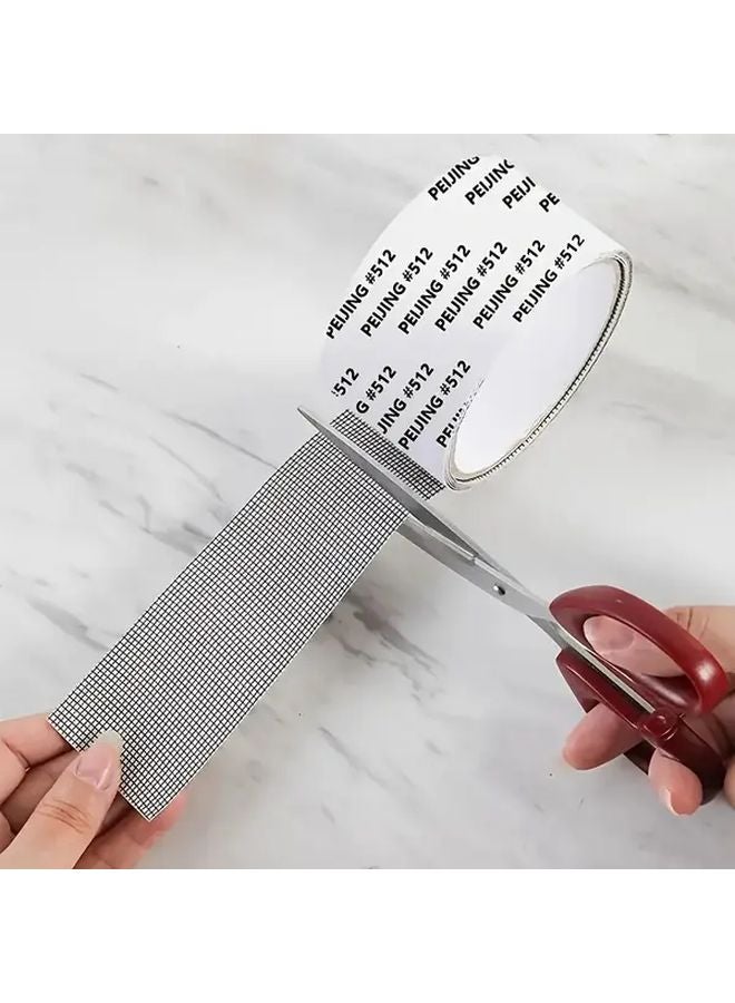 1 لفة شريط لاصق ذاتي لإصلاح شاشات النوافذ المضاد للماء والطارد للحشرات - Image 5