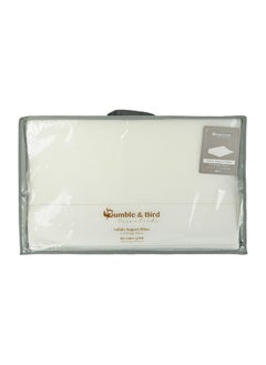 Bumble & Bird Baby Cot Wedge Pillow - White  - Image 1
