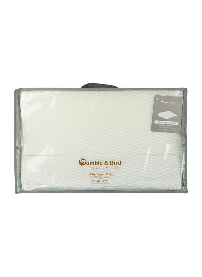 Bumble & Bird Baby Cot Wedge Pillow - White  - Image 1