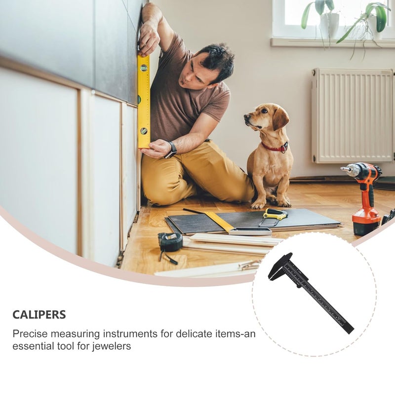 5Pcs Vernier Caliper Double Scale Measuring Tool for Jewelry Beads Precision Measurement - Image 4