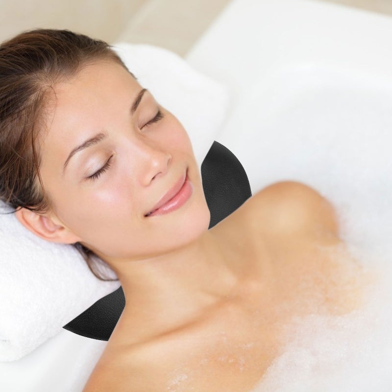 2pcs Universal Bathtub Pillow Spa Bath Pillow Cup Shower Pillow Support - Image 2
