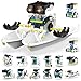 Wesfuner 30in1 STEM Solar Robot Kit Toys 243 Pieces Educational Building Science Experiment Kit for Kids Aged 812 Birthday Gifts Kids Aged 8 9 10 11 12 13 Years OldWhite - Image 2
