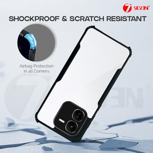 7-Seven 7SEVEN® Ipacky Back Cover for IQOO Z9X 5G Mobile Back Case Shock Proof Design Camera Edges Protection Crystal Clear Phone Case Precise Cutouts Matte Black Soft Bumper Phone Cover - Image 5