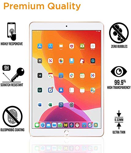 Robustrion Anti-Scratch & Smudge Proof Premium Tempered Glass Screen Protector for iPad 9.7 2017/2018 5th/6th Generation - Image 5