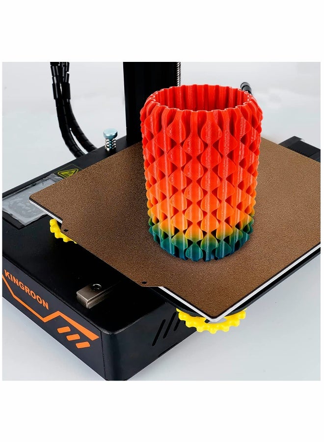 3D Printing Magnetic Build Plate Dual Sided Textured Flex Printing Bed 235x235mm with PEI Surface Printing Hotbed Parts for Aquila Ender 3 for Pro for V2 for S1 for Ender 5 - Image 2