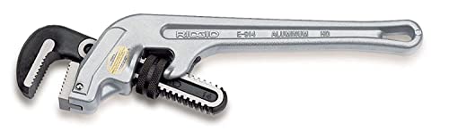 RIDGID 90107 E-910 Aluminum End Wrench, 10-inch Plumbing Wrench,Silver,Small - Image 1