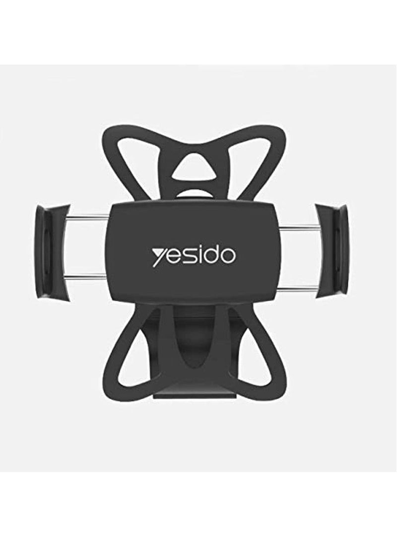 Yesido C42 Bike Bicycle Motorcycle Mobile Phone Holder Mount Universal 360 Degree Adjustable Rotation Compatible With Iphone 12 Mini/12/12 Pro, Samsung Galaxy S21/20 Or Note Ultra, Huawei And More  - Image 2