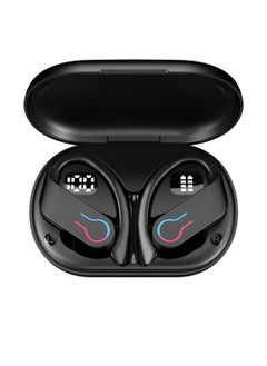 Q63 Wireless Earbuds, Bluetooth 5.3 Ipx7 Waterproof Headphones, Digital LED Display Over Ear Earphones, Noise Cancelling Headsets For Sports Running Workout Gym, (Black Design B) - pzsku/ZC78F2288F71FFCCC3498Z/45/_/1722601185/a1d736ef-56cb-4d40-b9a1-ab060bb869d1