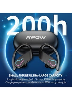 Q63 Wireless Earbuds, Bluetooth 5.3 Ipx7 Waterproof Headphones, Digital LED Display Over Ear Earphones, Noise Cancelling Headsets For Sports Running Workout Gym, (Black Design B) - pzsku/ZC78F2288F71FFCCC3498Z/45/_/1722601196/f4b67b92-4fcc-45b1-947e-ac15f59c0f4e