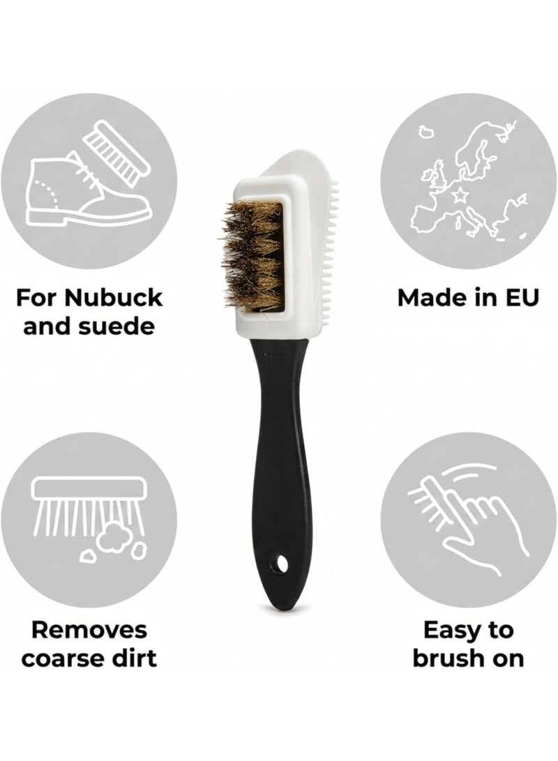High-Quality Suede Multi-Functional Four-Sided Shoe Cleaning Brush With Brass Bristles Provides Excellent Cleaning Results And A Perfect Sleep Experience. - Image 3