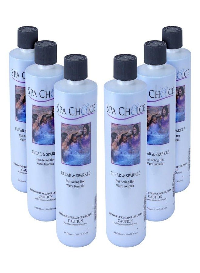 SpaChoice Spa Choice 472-3-1021-06 Clear and Sparkle for Spas and Hot Tubs (6 Pack), 1 pint - Image 1