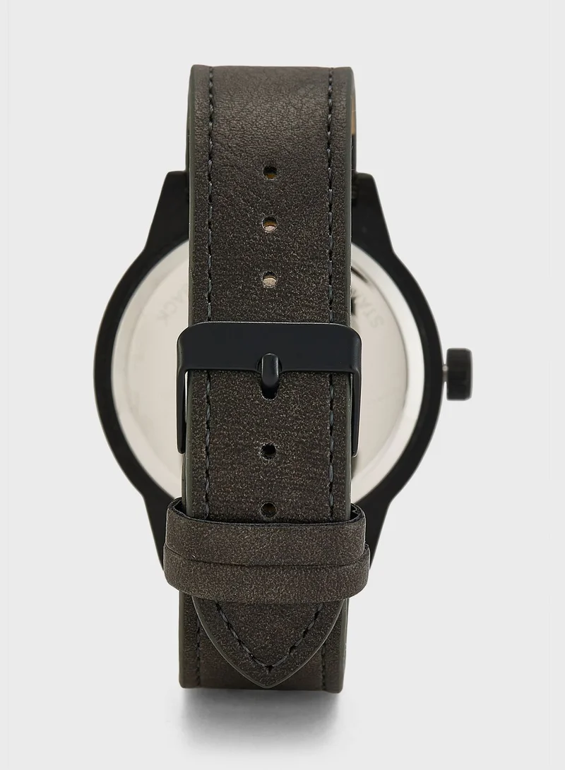 Robert Wood Watch And Multi Bracelet Gift Set