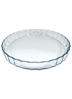 Homemaker Round, Fluted Glass Baking Dish, 2 Lt Capacity, 29.7 Cm Diameter, 4 Cm Height  - Image 1