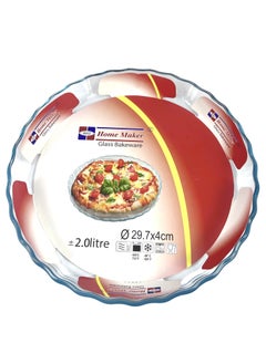 Homemaker Round, Fluted Glass Baking Dish, 2 Lt Capacity, 29.7 Cm Diameter, 4 Cm Height  - Image 3