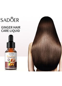 Plant Ginger Hair Growth Serum - Hair Growth Product Essential Thickening Oil Scalp Treatments For Men Women Beauty For Hair Aroma Oil 30ml