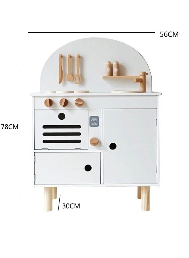 Pikkaboo Woody Buddy Vintage Kitchen White - Image 1