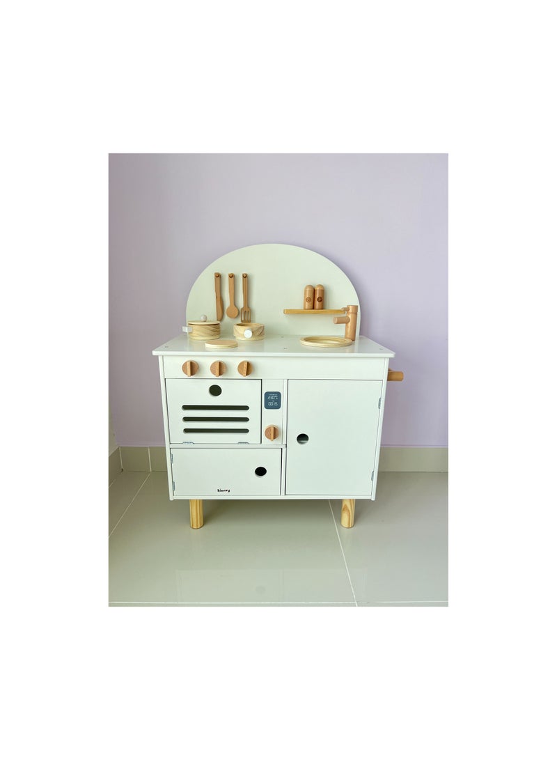 Pikkaboo Woody Buddy Vintage Kitchen White - Image 4