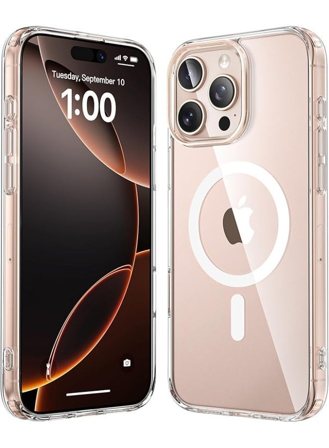 MONOGUE Crystal Palace Case for iPhone 16pro max - Clear  Drop Protection, Clear Guard Anti‑Yellowing & Scratch‑Resistant, MagSafe & Wireless Charging Compatible - Image 1