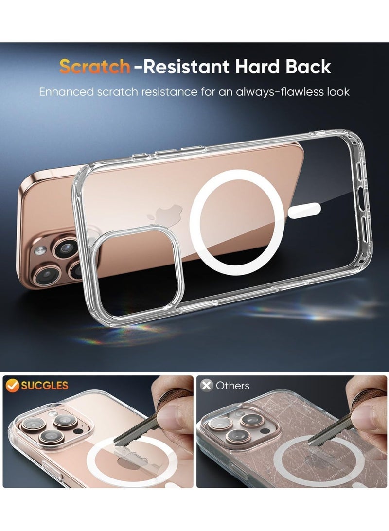 MONOGUE Crystal Palace Case for iPhone 16pro max - Clear  Drop Protection, Clear Guard Anti‑Yellowing & Scratch‑Resistant, MagSafe & Wireless Charging Compatible - Image 2
