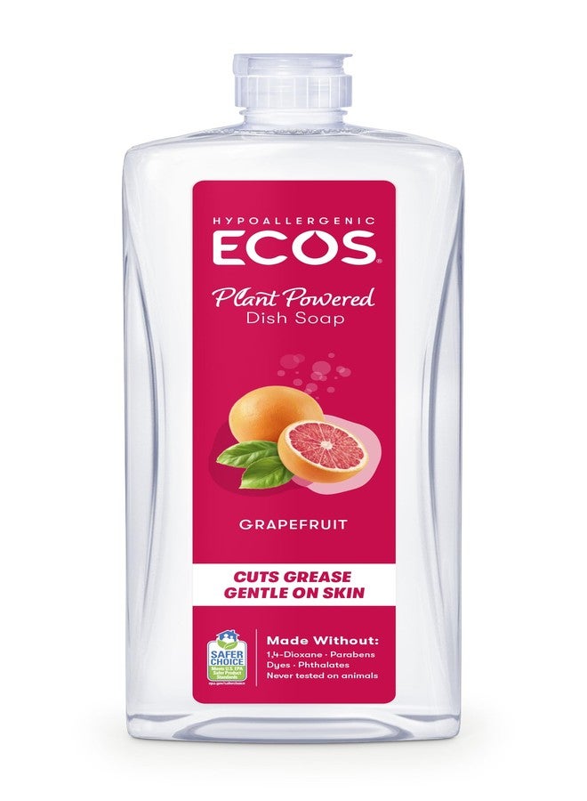 ECOS سائل غسيل الصحون من منتجات صديقة للبيئة، جريب فروت طبيعي، 25 أونصة - Image 1