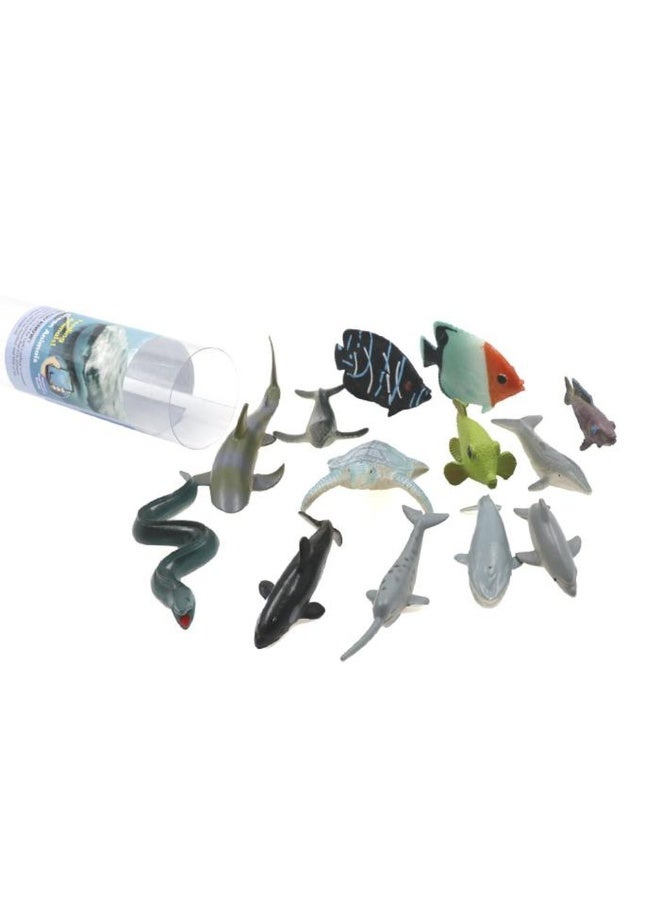 Battat - Terra 13 Pieces Whale & Sea Life Set 5-12cm - AN2882Z